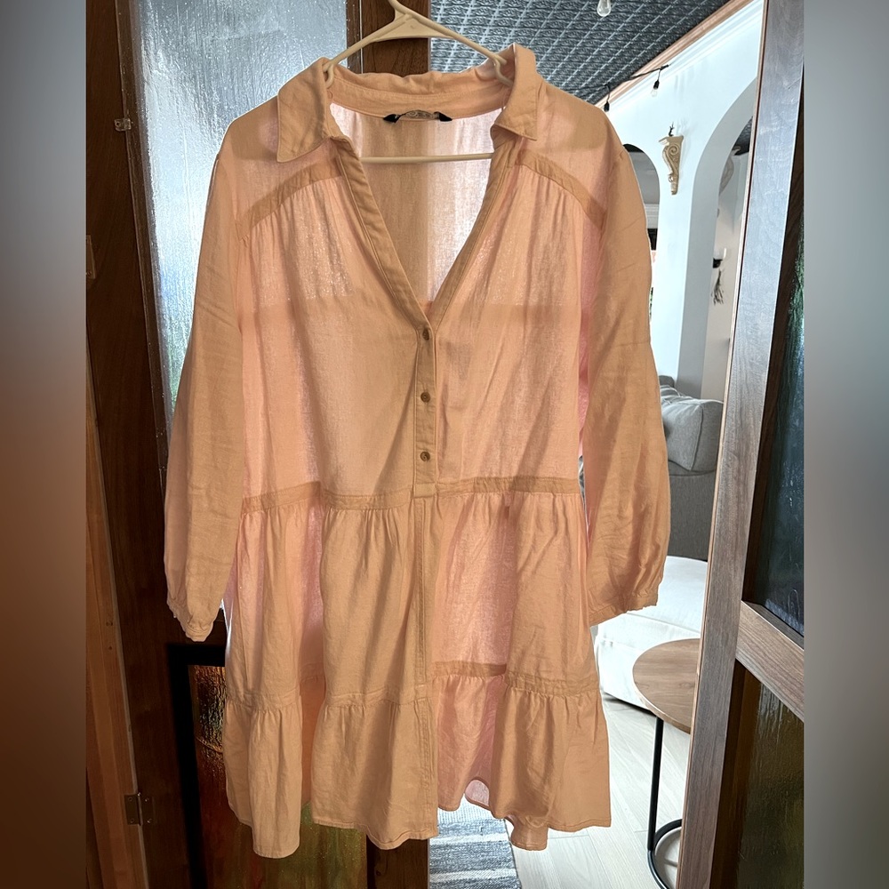 Pink zara dress